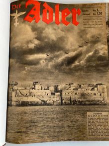 Militaria: REVISTAS ADLER, SEGUNDA GUERRA MUNDIAL, ENCUADERNADAS EN UN TOMO